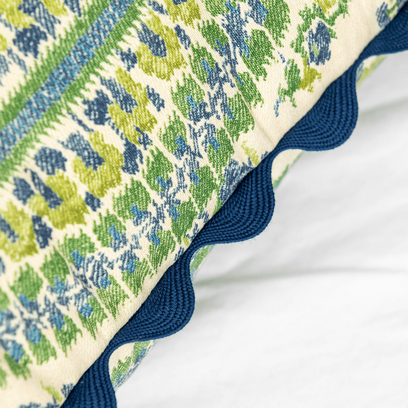 Cushion, Anoushka, Blue Green, 50cm