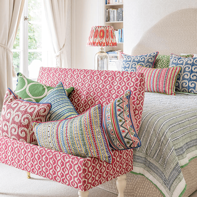 Capri Cushion, Yellow Multi
