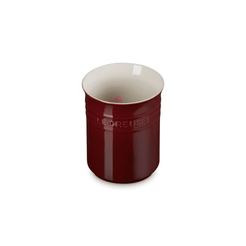 Image showing the Stoneware Utensil Jar, Small, Garnet product.