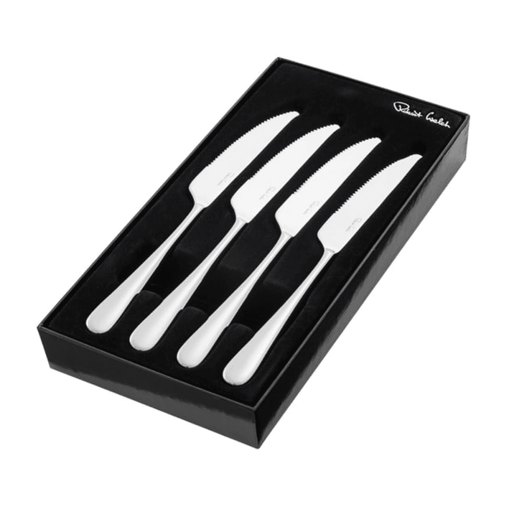 Kingham 4 Piece Steak Knife Set, stainless steel