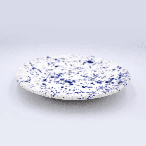 Image showing the Splatter Side Plate, D21cm, Blueberry product.
