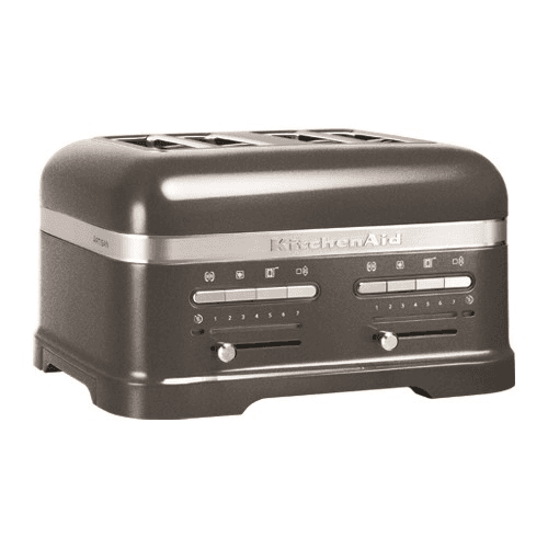 Artisan 4 slot toaster, Medallion Silver