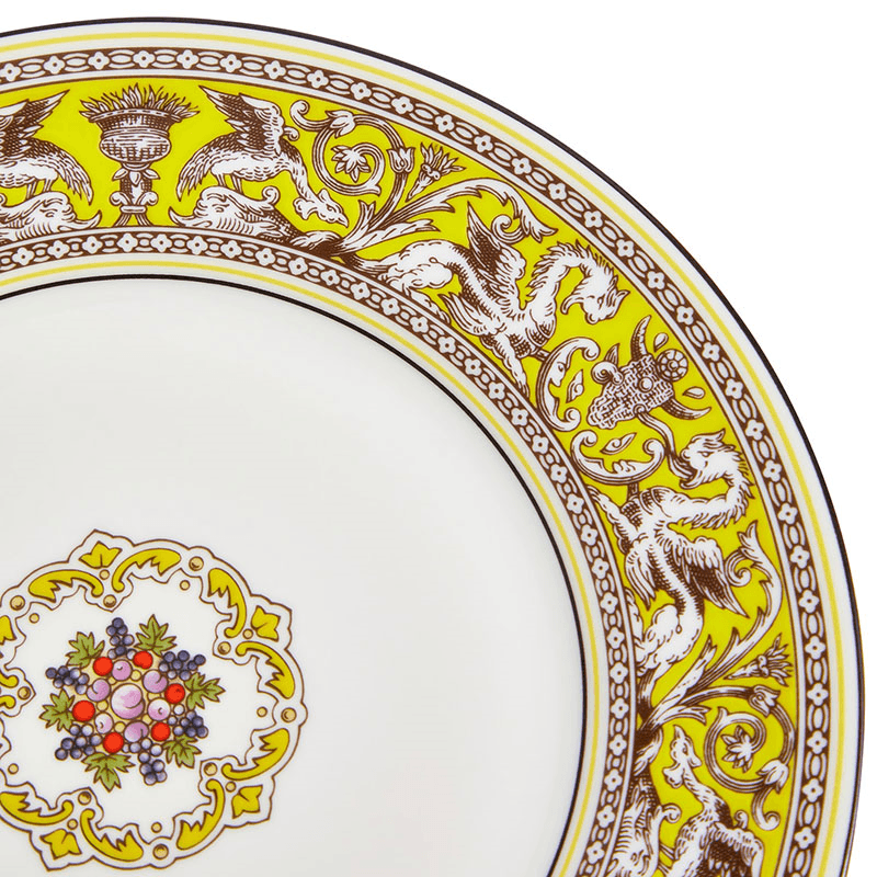 Florentine Plate, D21cm, Citron