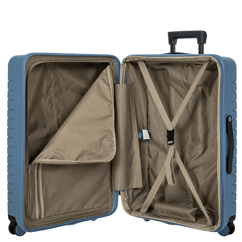 Ulisse Expandable Suitcase, H71 x L49 x W28cm, Grey Blue