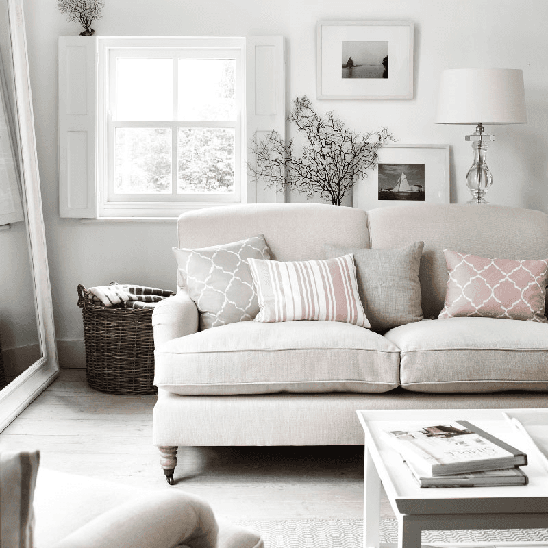 Olivia Sofa, Heavyweight Linen Pale Oat