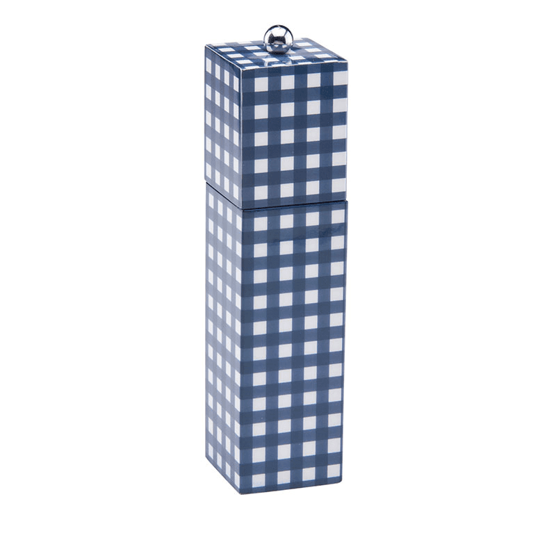Gingham Grinder, 22cm, Navy