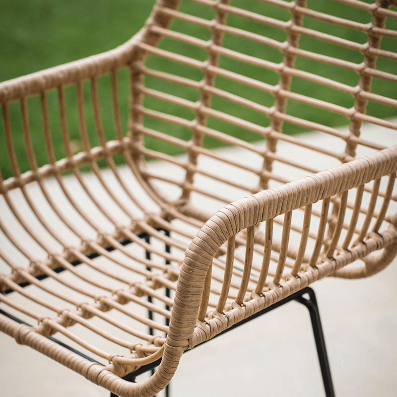 Hampstead Bar Stool with Arms, Natural
