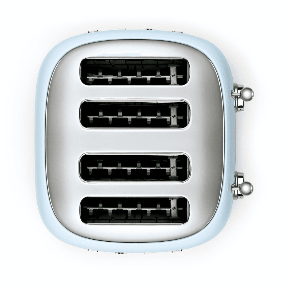 50's Retro 4 slice toaster - 4 slot, Pastel Blue