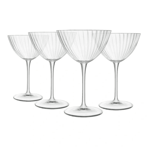 Image showing the Optica Set of 4 Martini Glasses, 220ml, Clear product.