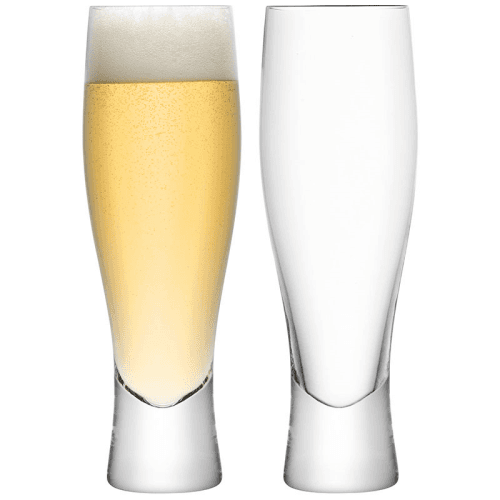 Image showing the Bar Beer/Lager Glasses Set of 2, 400ml, Clear product.