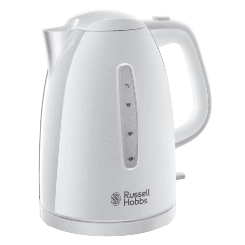 Image showing the Textures Kettle, 23 x 21.6 x 18.2cm, White product.