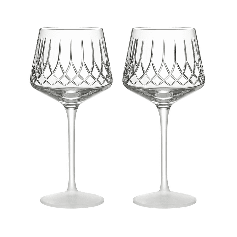 Lismore Arcus Set of 2 Wine Glasses, 420ml, Clear