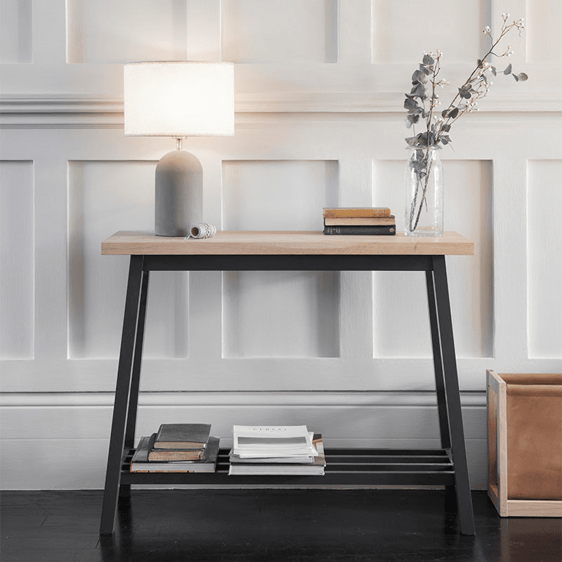 Millbank Table Lamp, H22cm, Grey