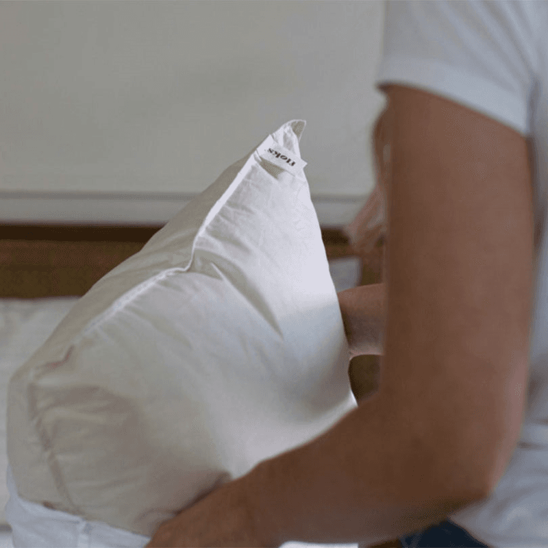 Soft Firmess Organic Wool Regular Pillow, 50 x 75cm, Cream