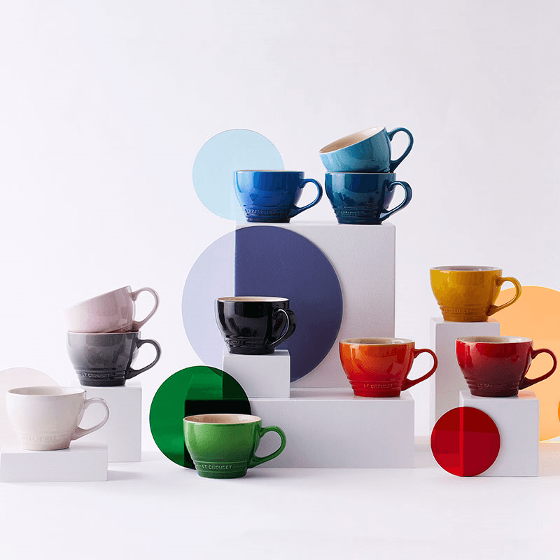 Stoneware Grand mug, L11.4 x W15.1 x H8.2cm, Deep teal