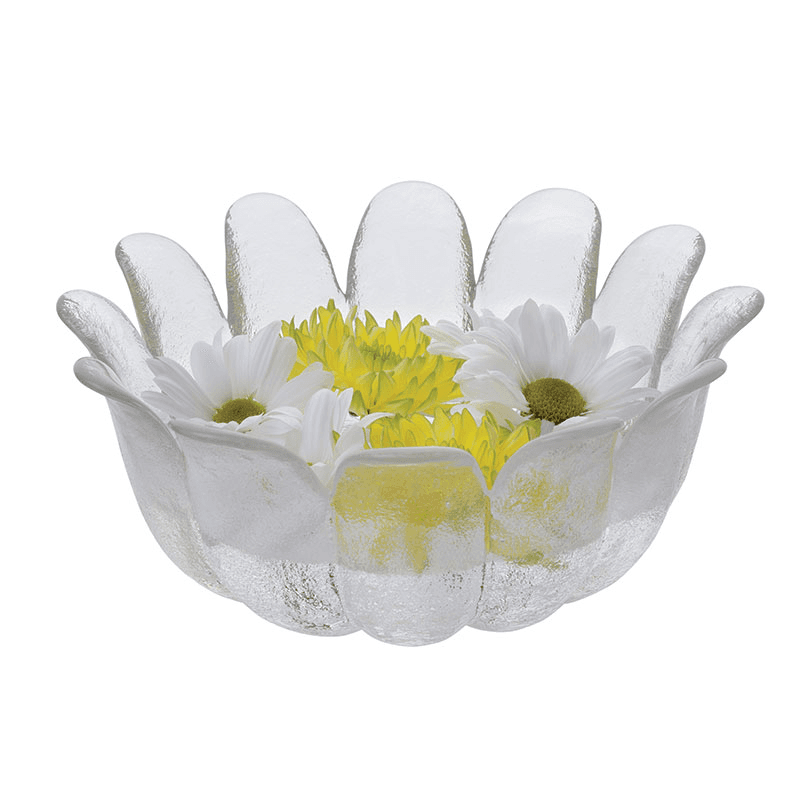 Daisy Bowl, D21.5cm, Clear