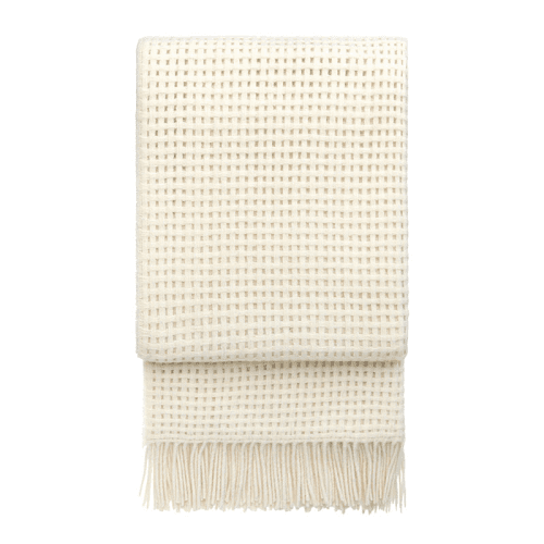 Image showing the Basket Plaid Throw, H200cm x W130cm, Off White product.