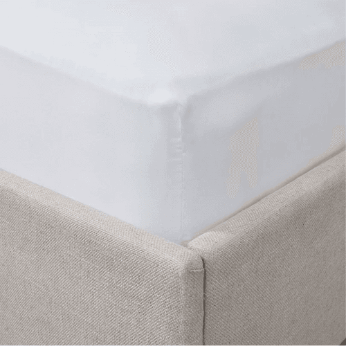 Image showing the Somerton Superking Deep Fitted Sheet, White product.