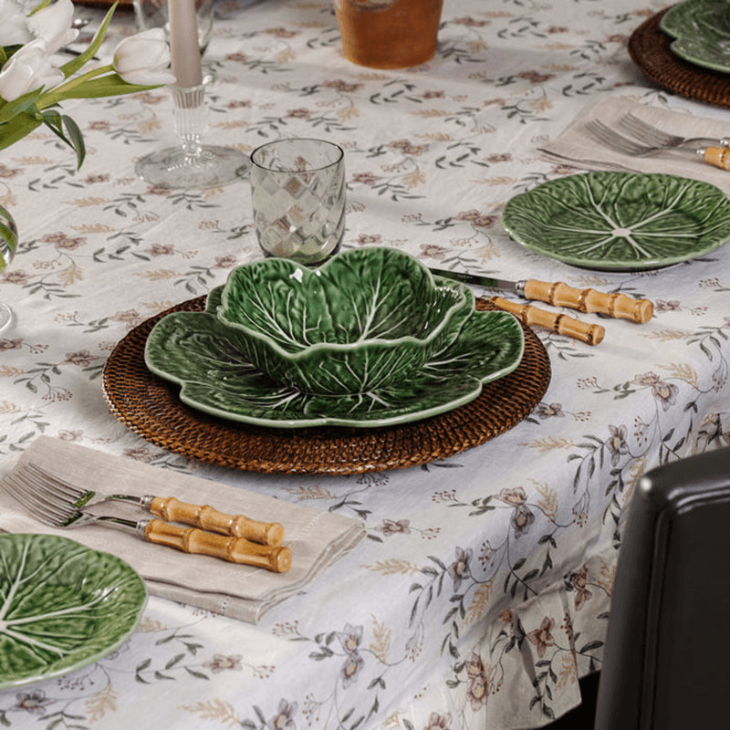 Hellebore Ruffle Tablecloth, 300 x 170cm, Multi