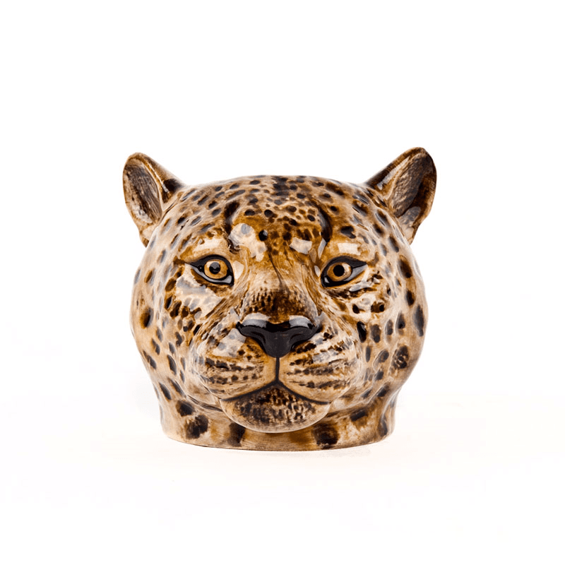 Leopard Egg Cup, H7.5cm, Orange