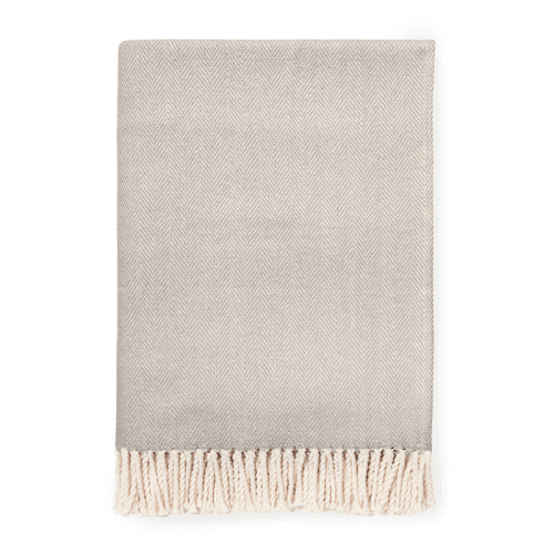 Image showing the Celine Throw, W130 x L180cm, Mushroom product.