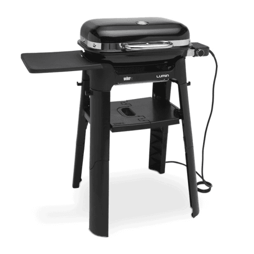 Image showing the Lumin Compact BBQ with Stand, H91cm, Black product.