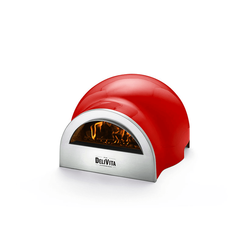 Wood-Fired Pizza Oven, Chilli Red