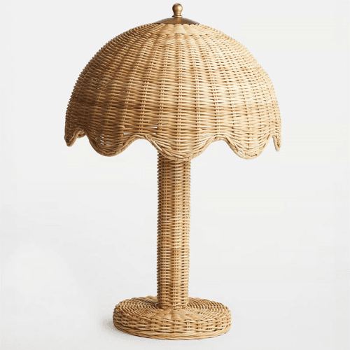 Image showing the Lila Table Lamp, H60cm, Brown product.
