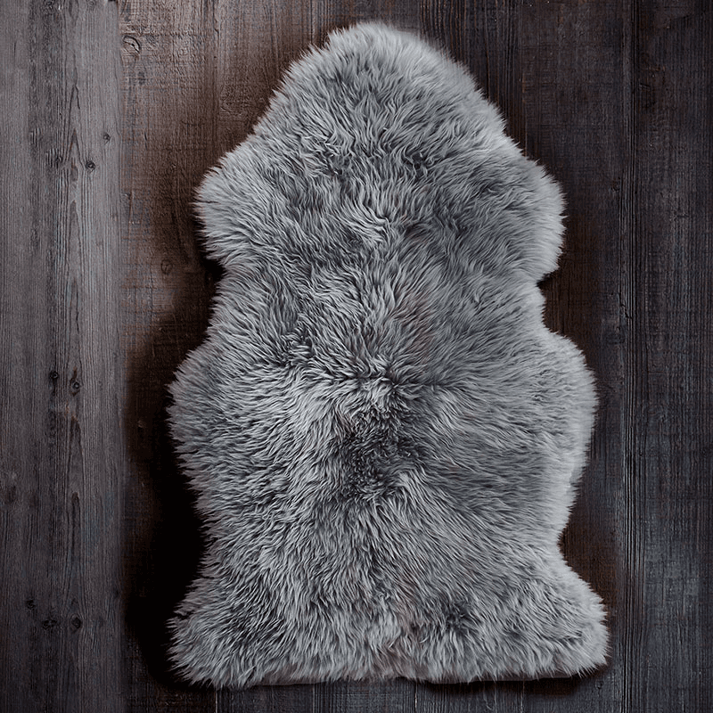 Sheepskin Rug, 90cm, Dark Linen
