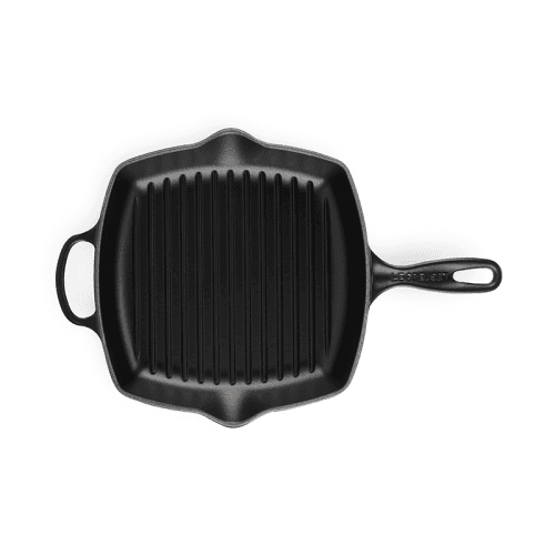 Image showing the Signature Cast Iron Square grillit, 26cm, Satin Black product.
