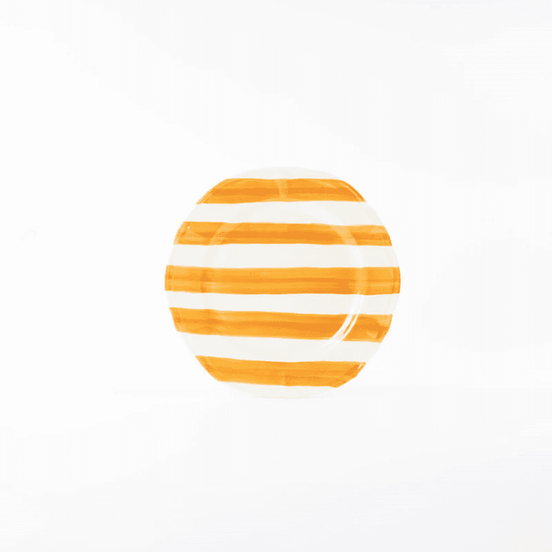 Stripes Plate, D21cm, Orange