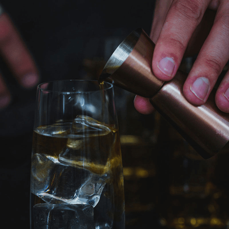 Multi Measure Cocktail Jigger, 25/50ml, Copper Finish