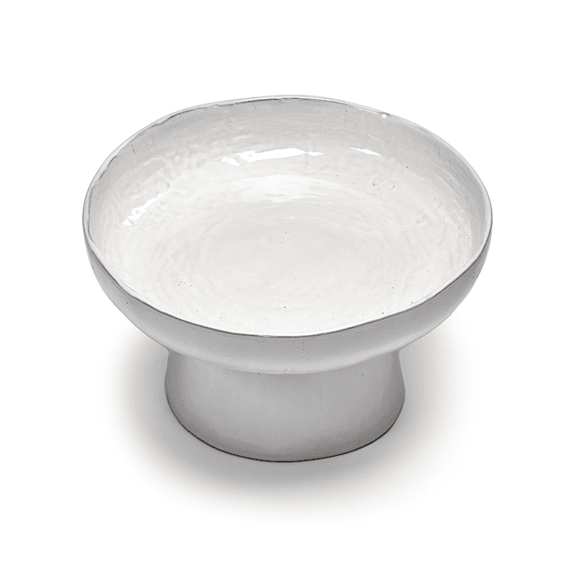 La Mère Serving Plate, D31cm, Off White