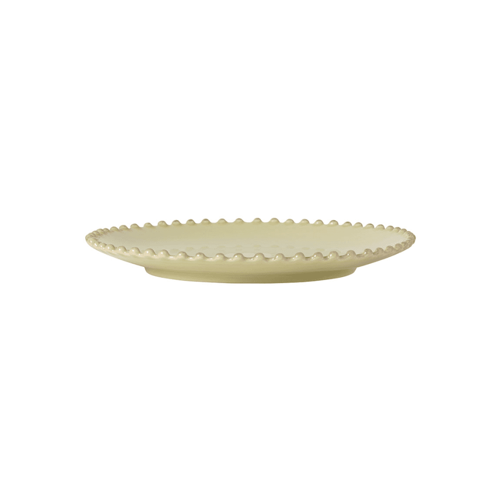 Pearl Set of 6 Salad/Dessert Plates, D22cm, Lilly Green