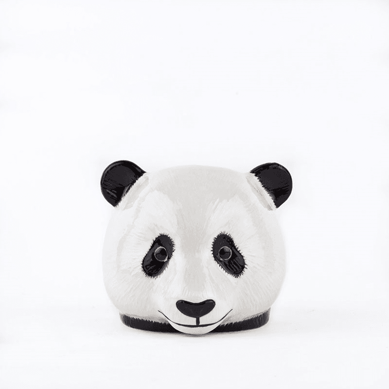 Panda Egg Cup, H7.5cm, Black & White