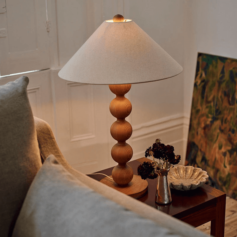 Dawes Table Lamp, H70cm, Ash