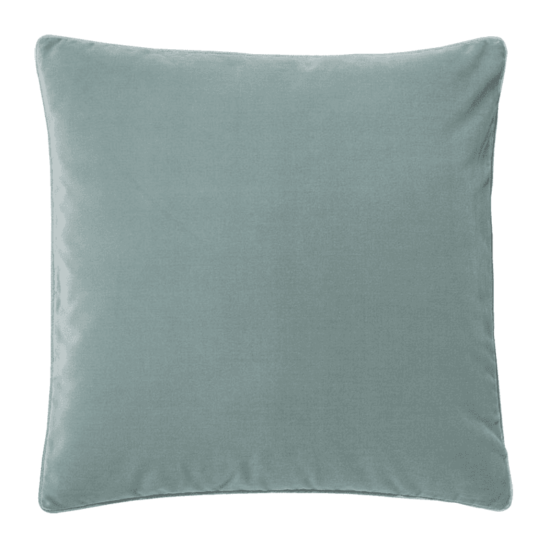 Plain Velvet Cushion cover, 51cm sq, Gainsborough Blue