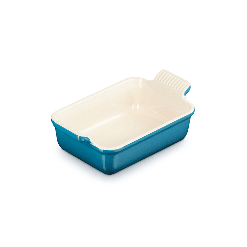 Stoneware Rectangular dish, 1.1L, Deep Teal