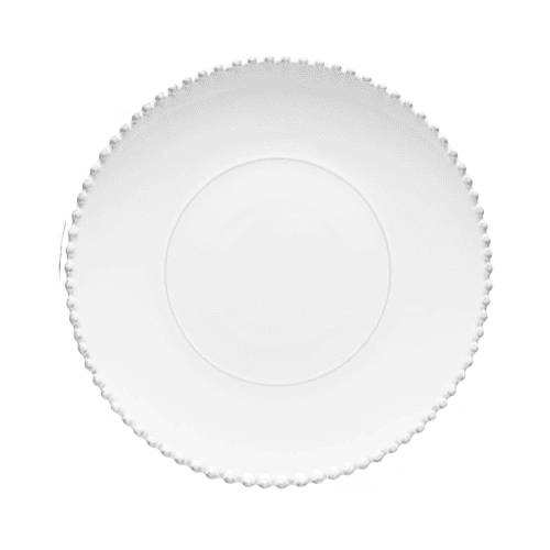 Image showing the Pearl Charger Plate, 33cm, White product.
