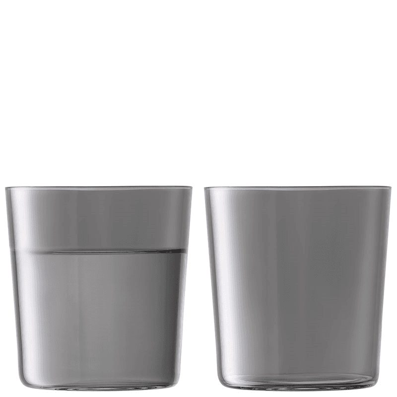 Lunar Set of 2 Tumblers, 390ml, Lunar Grey