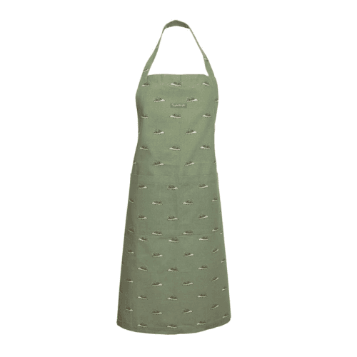 Image showing the Hedgehogs Adult Apron, 72 x 90cm, Green product.
