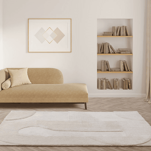 Image showing the Tova Rug, 120 x 170cm, Ivory product.