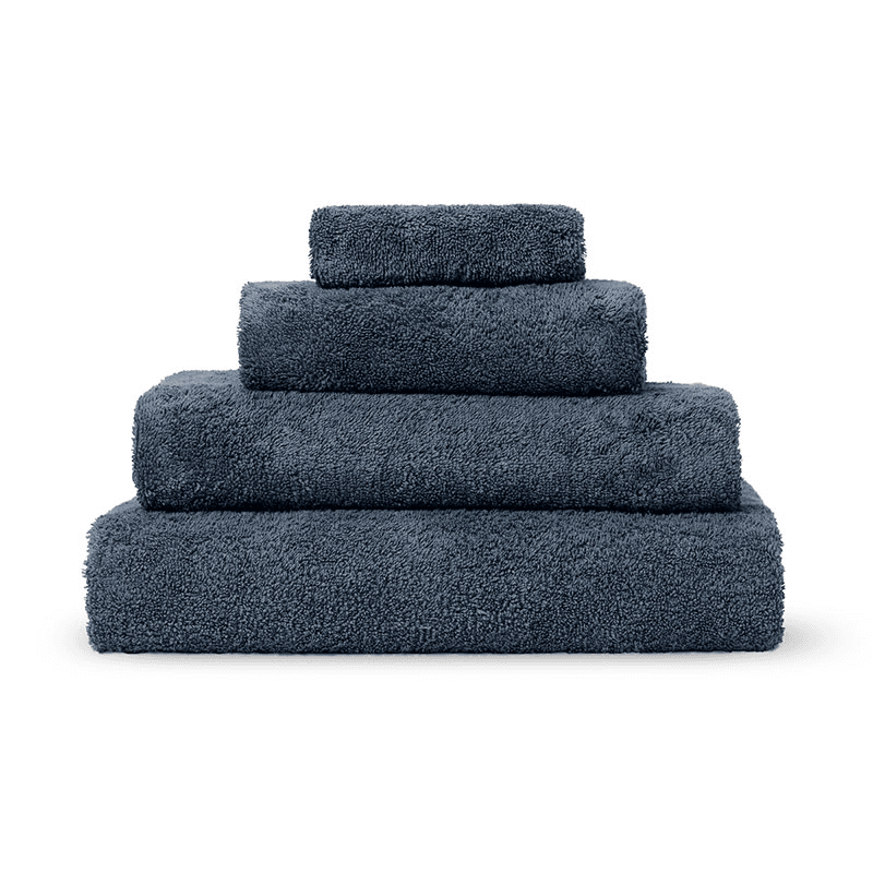 Plain Organic Cotton Bath Sheet, Blueberry