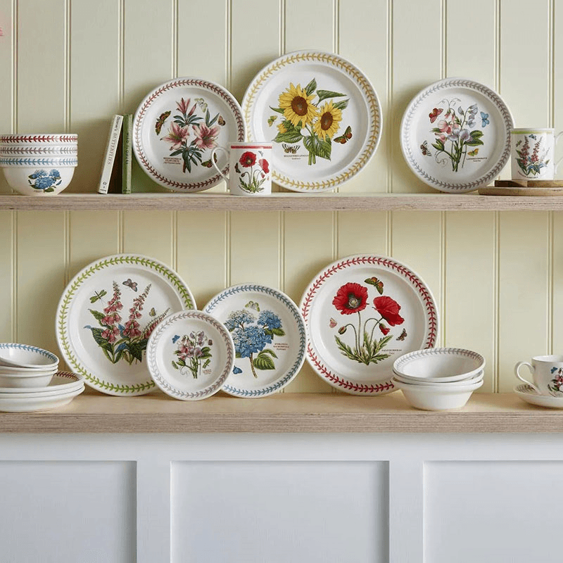 Botanic Garden Meadow Set of 6 Side Plates, D16.5cm, Multi