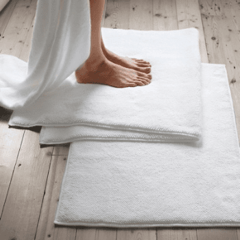 Image showing the Bath Mat- Ile de Re, 50x80cm, White product.