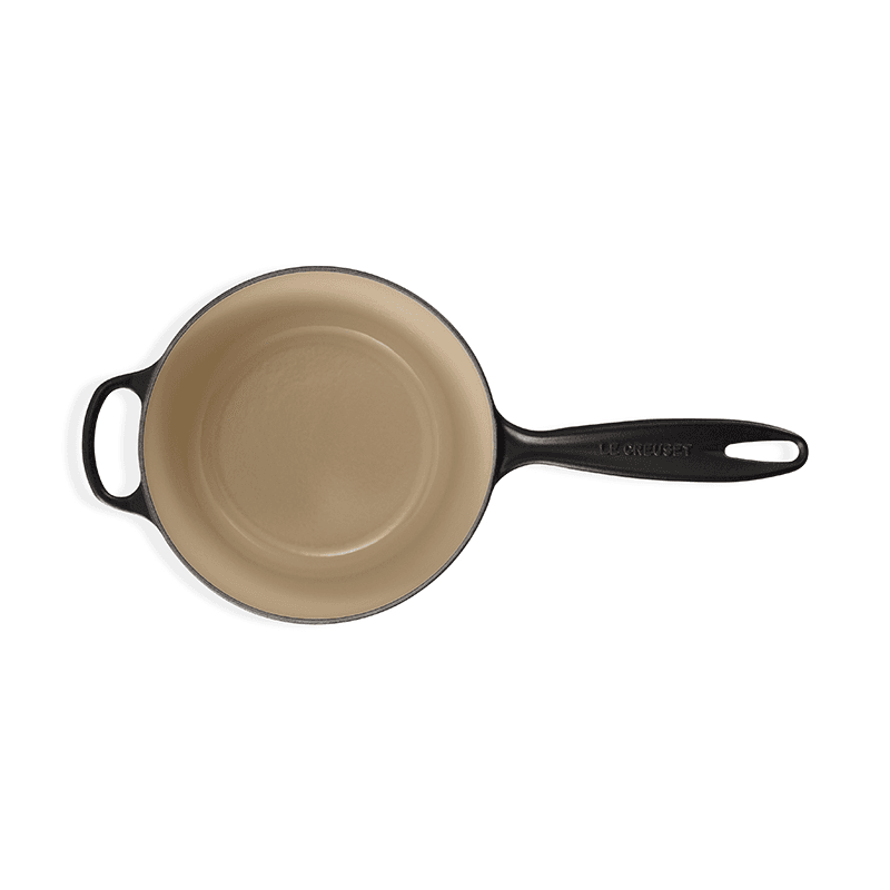 Signature Cast Iron Saucepan, 16cm, Satin Black
