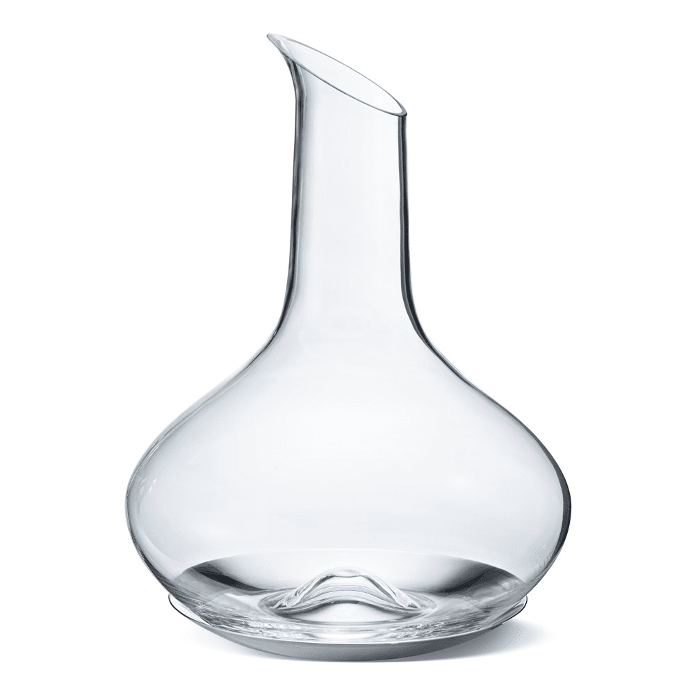 Sky Wine carafe and coaster, 23cm, Glass And Stainless Steel