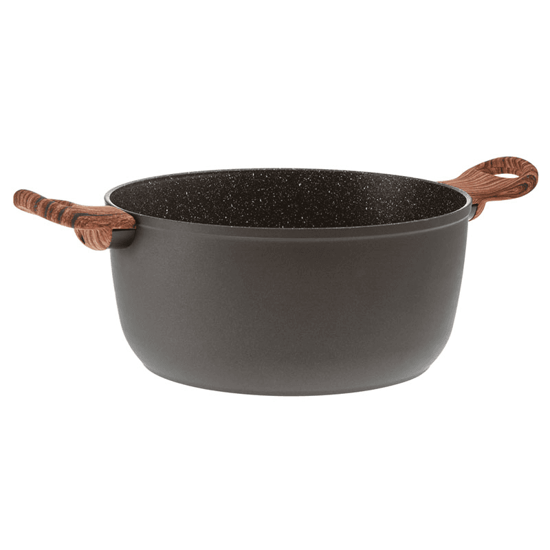 Rock & Rose Saucepot, D24cm, Black