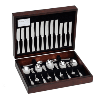 Image showing the 58-Piece Canteen Set, 'Classic' Rattail, St Steel product.