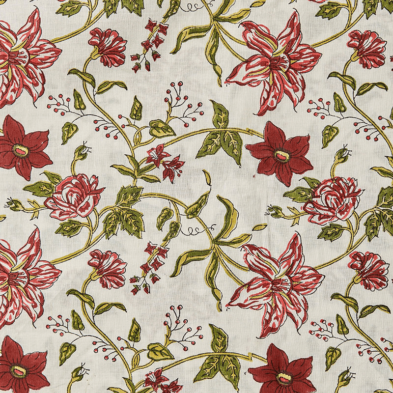 Allegra Tablecloth, 145 x 310cm, Red